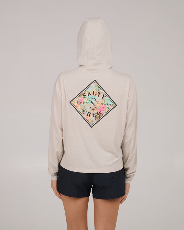 salty crew Tippet Fill Tech Hoodie - Oatmeal