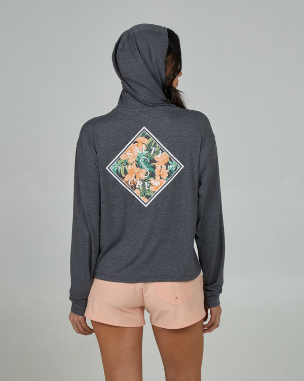 Salty Crew Tippet Fill Tech Hoody - Charcoal