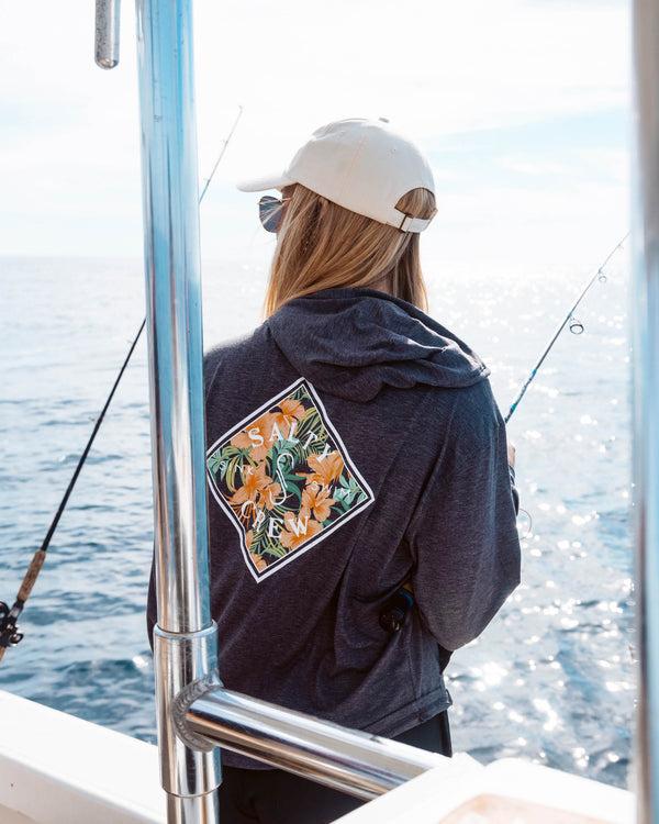 salty crew Tippet Fill Tech Hoody - Charcoal