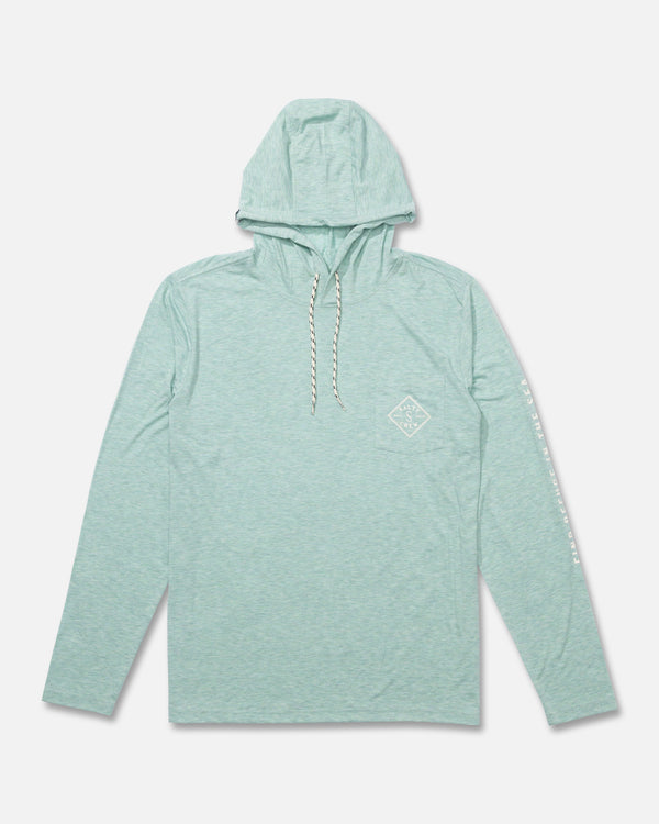 salty crew Tippet Pocket UV Hoodie - Marine