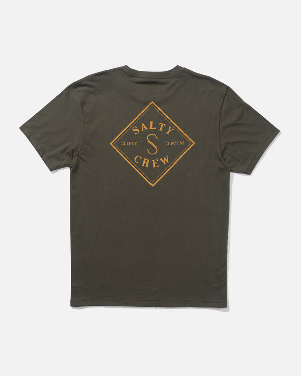 salty crew Tippet Tee - Dusty Olive