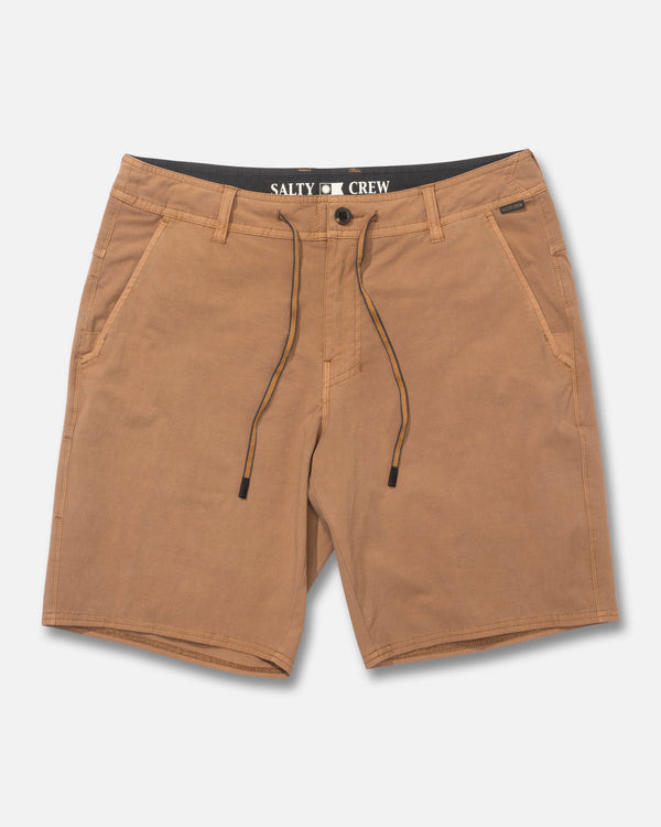 salty crew Transom Overdye Short - Dijon