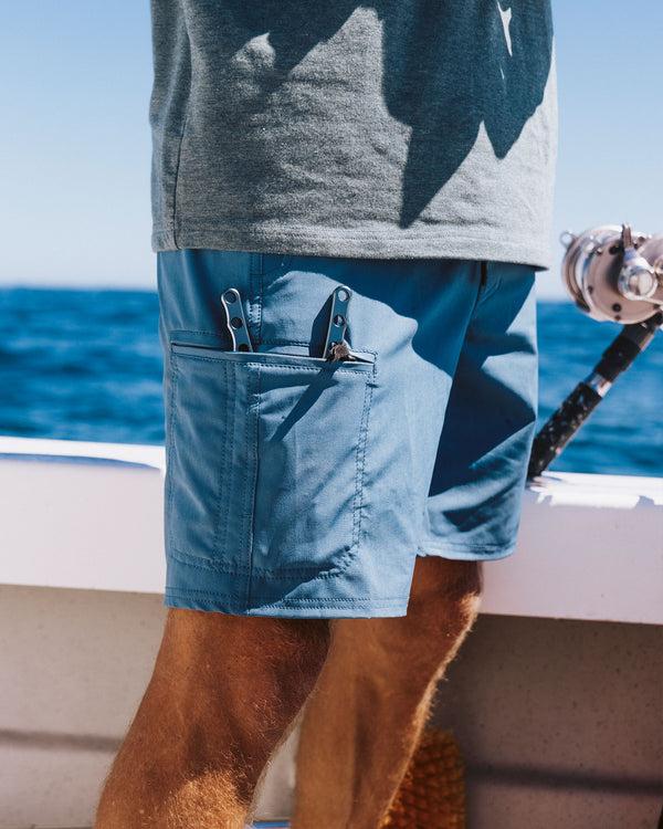 Salty Crew Transom Tech Short - Channel Blue