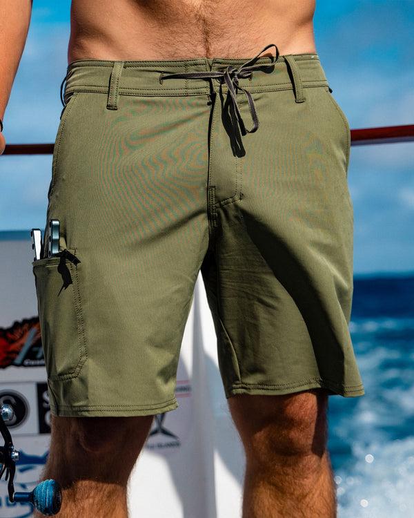 Salty Crew Transom Tech Short - Dusty Olive
