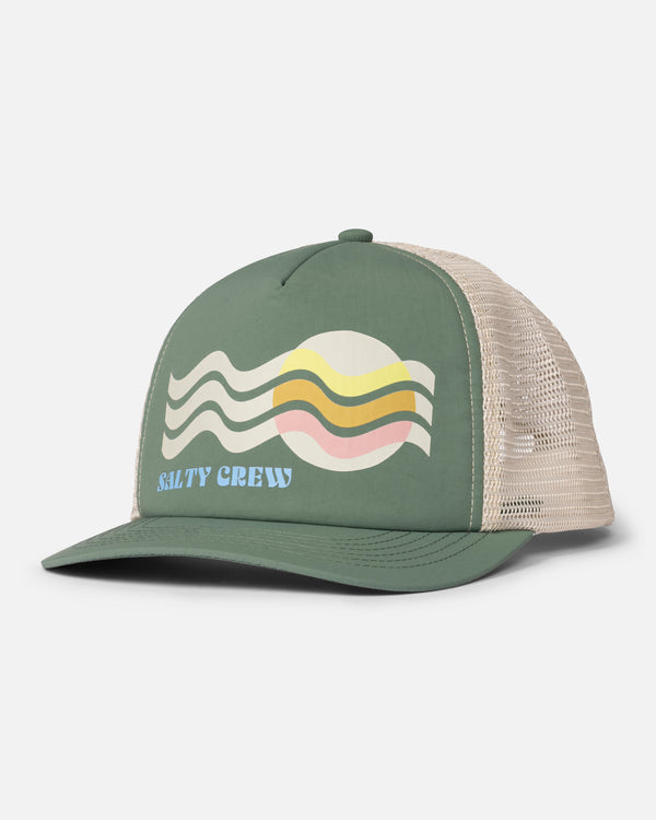 salty crew Travel Trucker - Green Bay