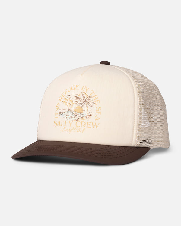 salty crew Travel Trucker - Off White