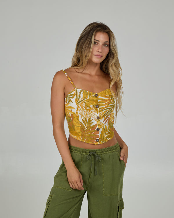 salty crew Tropicali Cami - Cream