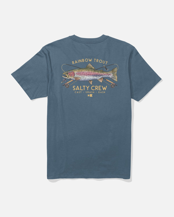salty crew Trout Mount Tee - Slate