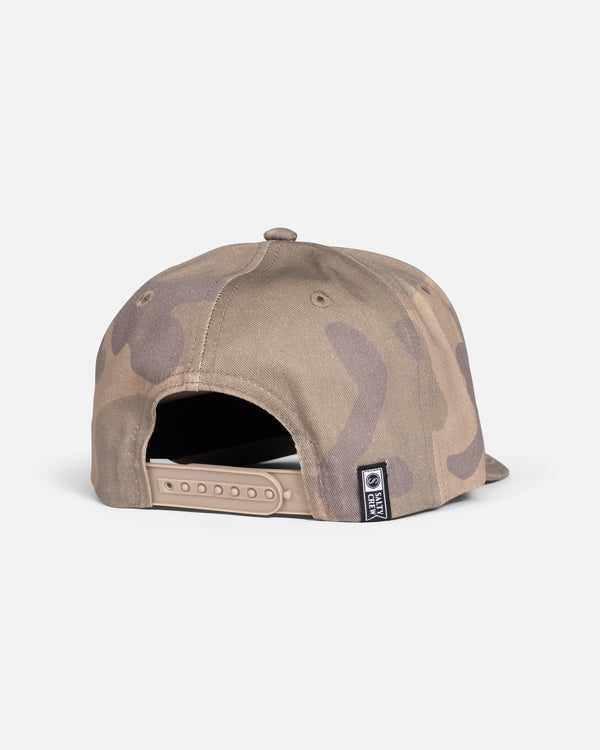 Salty Crew Upsidedown Crew Snapback Hat - Camo