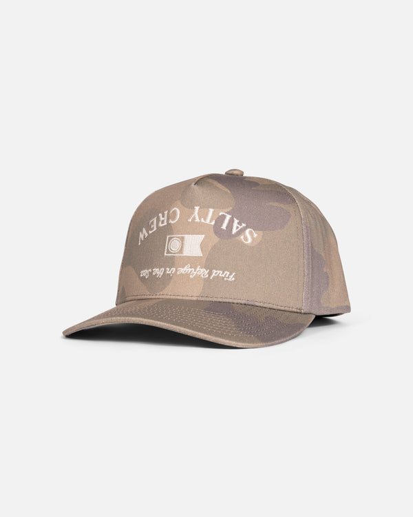 salty crew Upsidedown Crew Snapback Hat - Camo