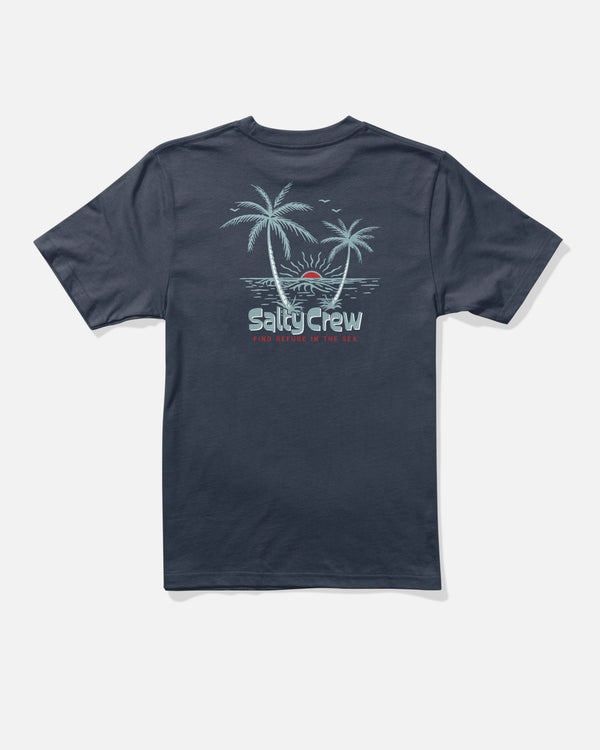 salty crew Viewpoint Boys Tee - Navy