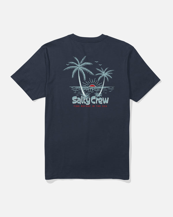 salty crew Viewpoint Tee - Navy