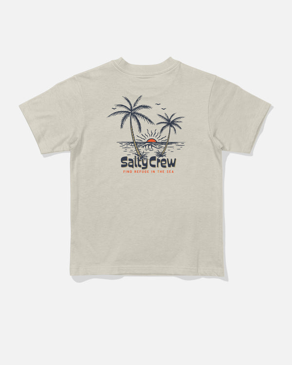 salty crew Viewpoint Toddler Tee - Bone
