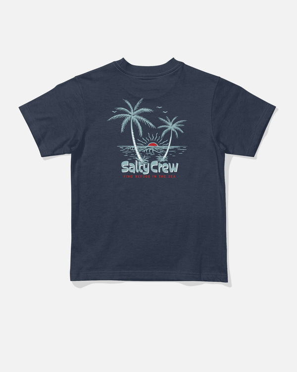 salty crew Viewpoint Toddler Tee - Navy