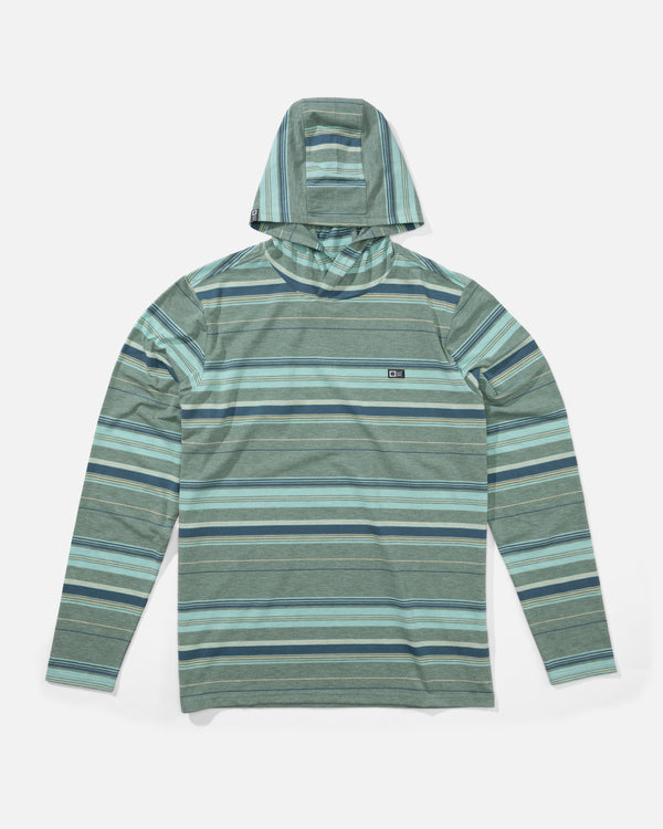 salty crew White Cap UV Hoodie - Marine