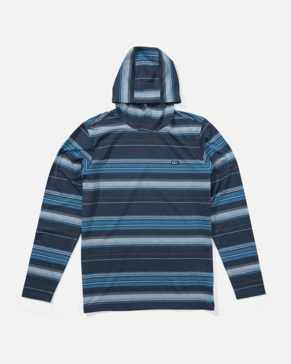 salty crew White Cap UV Hoodie - Midnight Navy