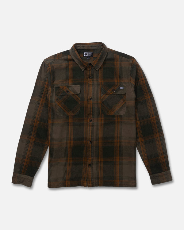salty crew Windward Flannel - Olive