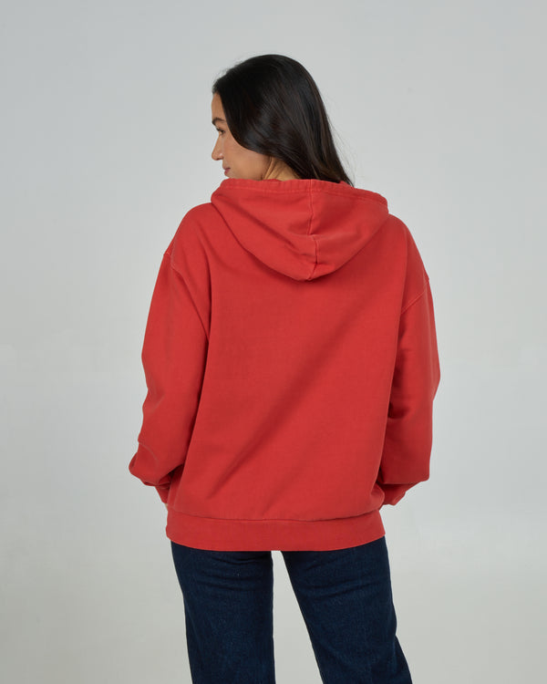 Salty Crew Yacht Club Hoodie - Fiesta Red