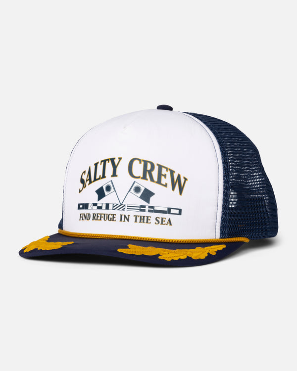 salty crew Yacht Club Trucker - Midnight Navy