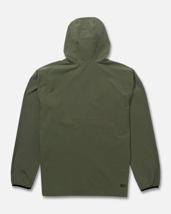 Salty Crew Stowaway Windbreaker Jacket - Four Leaf Clover