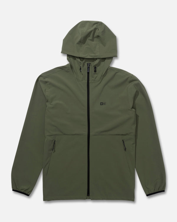 salty crew Stowaway Windbreaker Jacket - Four Leaf Clover