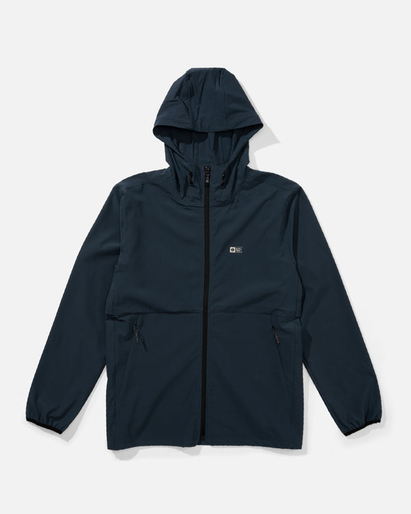 salty crew Stowaway Windbreaker Jacket - Midnight Navy