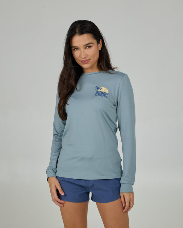 Salty Crew Sunrise Long Sleeve Sunshirt - Stormy Grey