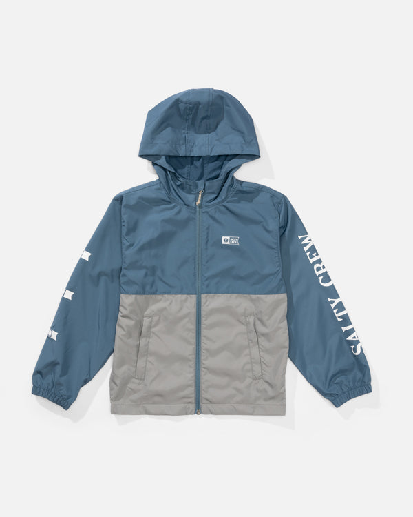 salty crew Surface Boys Windbreaker Jacket - Channel Blue