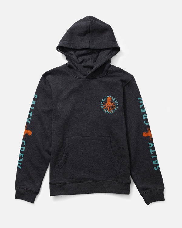 Salty Crew Tentacles Boys Fleece Hoodie - Navy Heather
