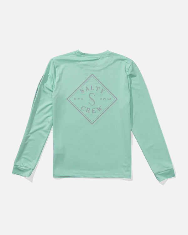 Salty Crew Tippet Boys Long Sleeve Sunshirt - Sea Foam