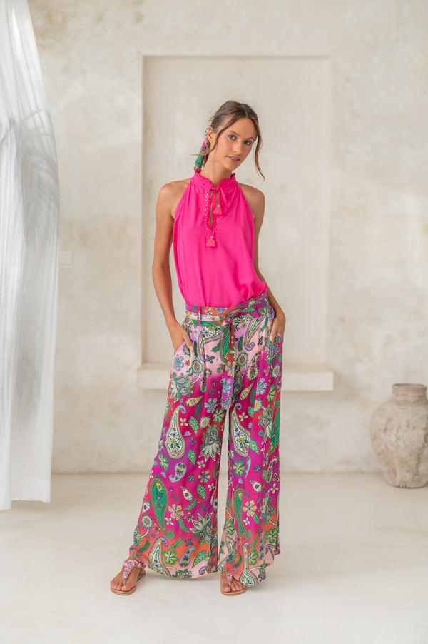 salty skin Adelaide Blouse Pink