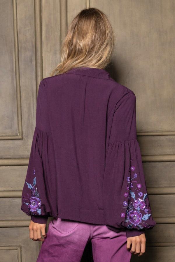 Salty Skin Bluse Blooming Shine