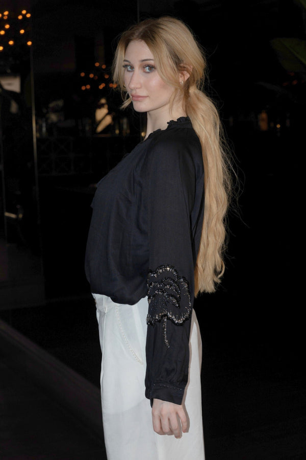 salty skin Bluse Blumenpoesie