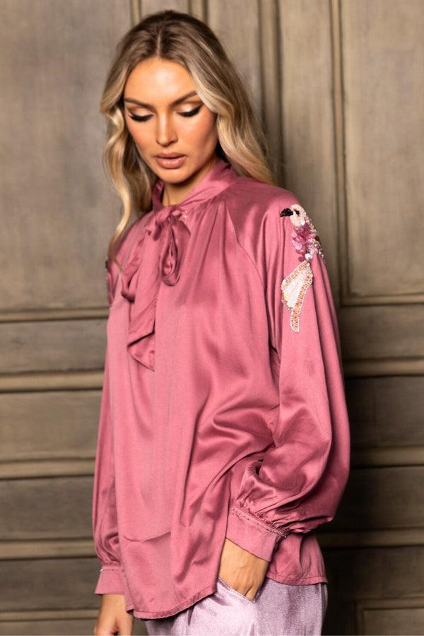 Salty Skin Bluse Vogelzauber