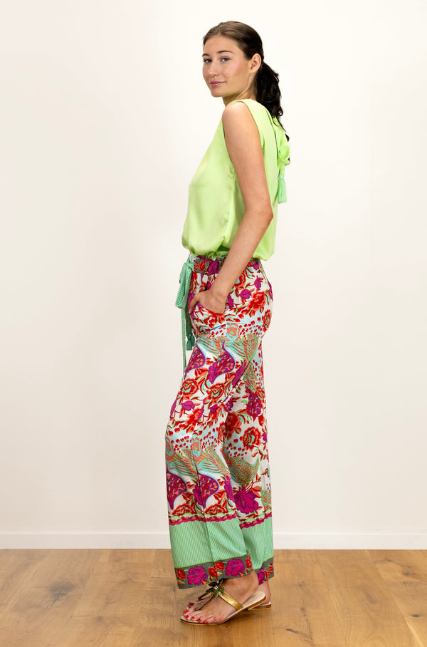 Salty Skin Cairns Blouse Lime