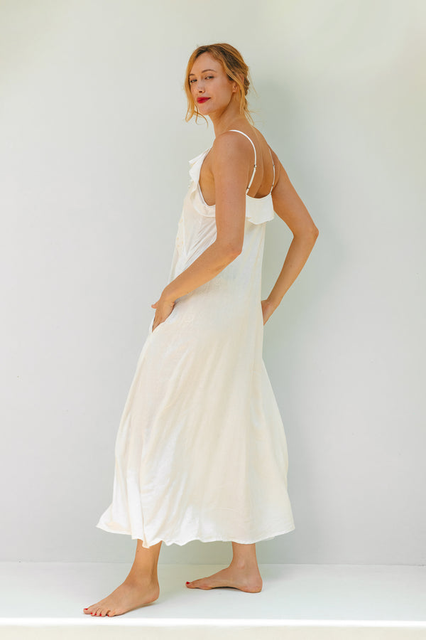 Salty Skin KORFU DRESS WHITE