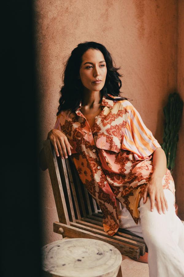 salty skin KOS BLOUSE BEIGE