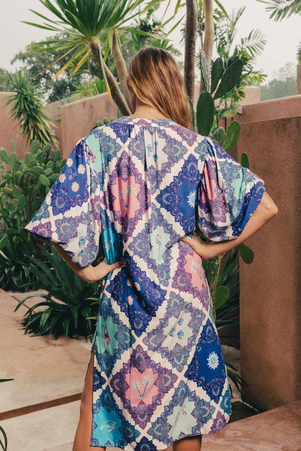 Salty Skin KOS DRESS BLUE