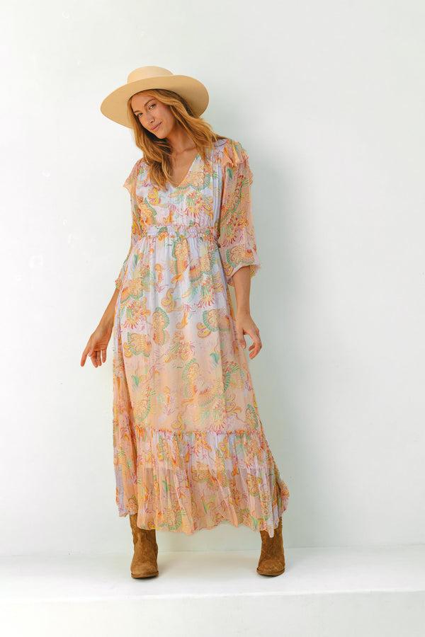 salty skin KRETA DRESS BUTTERFLY