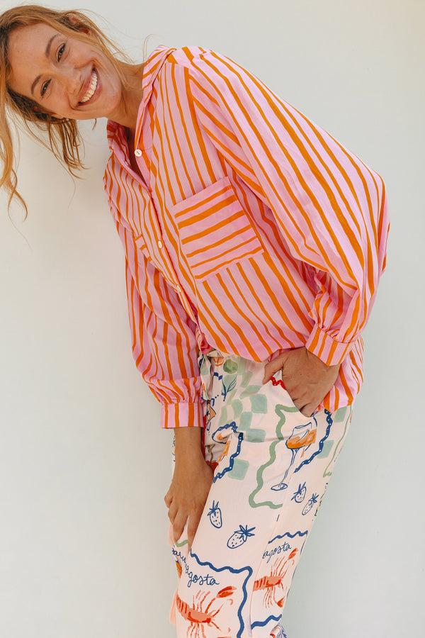 Salty Skin LESBOS BLOUSE ROSA