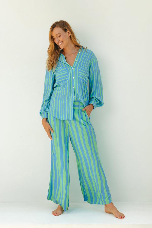 Salty Skin LESBOS PANTS BLUE