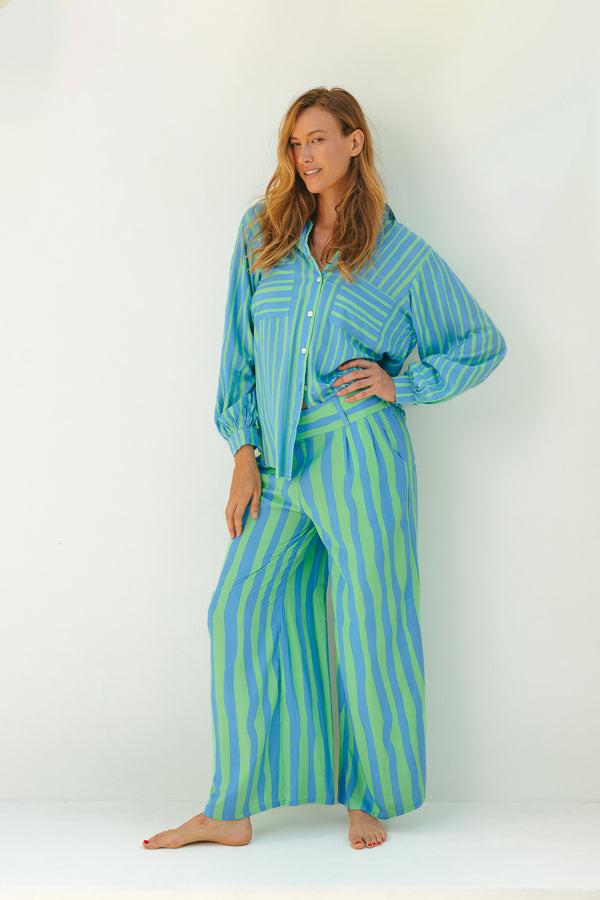 salty skin LESBOS PANTS BLUE