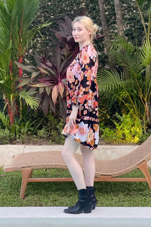 Salty Skin MYKONOS TUNIC FLOWER