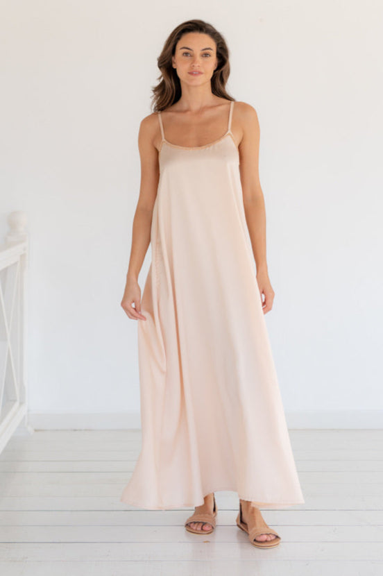 salty skin PAROS DRESS BEIGE