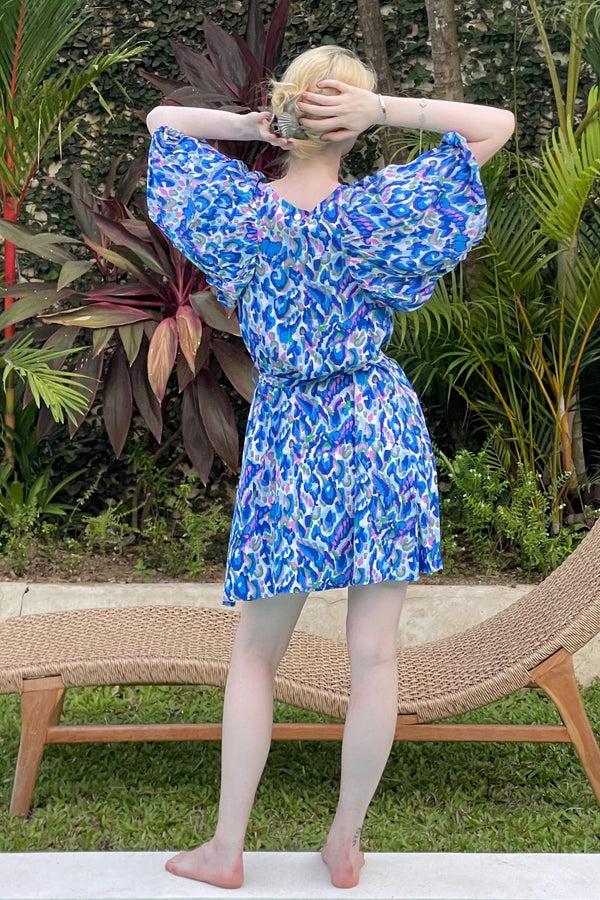 Salty Skin RHODOS DRESS LEO BLUE