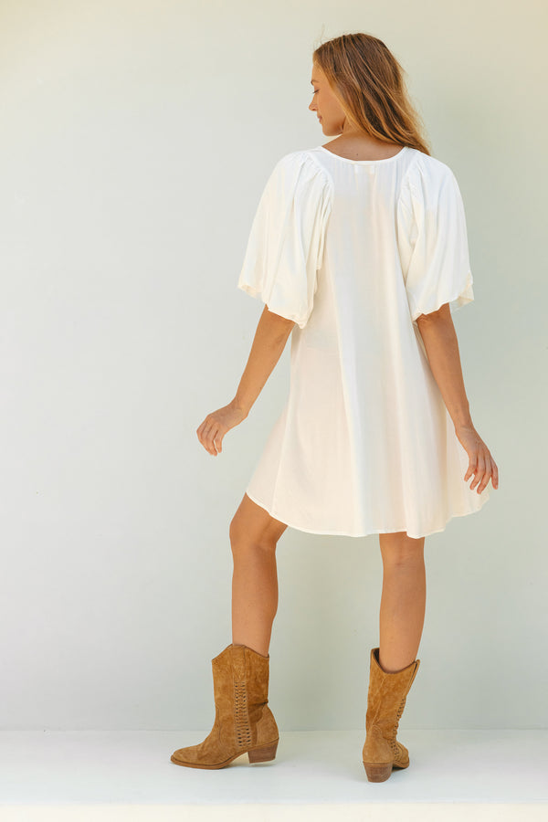 Salty Skin RHODOS DRESS WHITE