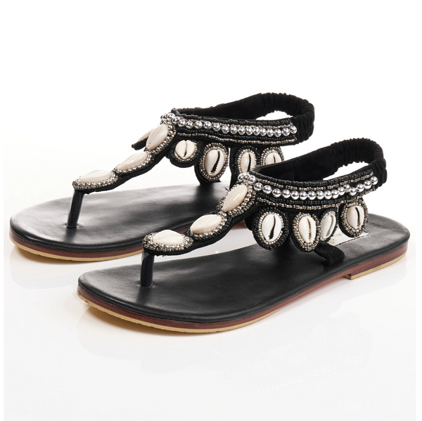 Salty Skin Sandale Perl Black