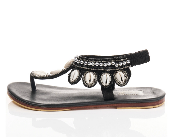 Salty Skin Sandale Perl Black