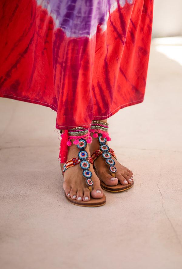 Salty Skin Sandalen Mit Aufwendiger Stickerei