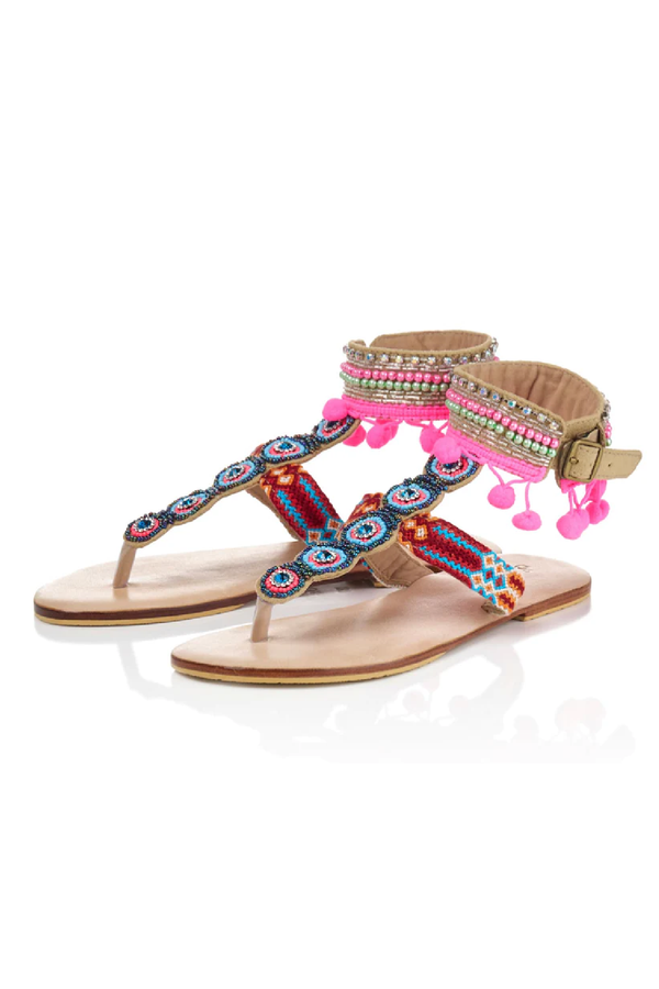 salty skin Sandalen mit Aufwendiger Stickerei
